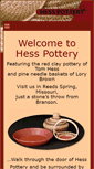 Mobile Screenshot of hesspottery.com